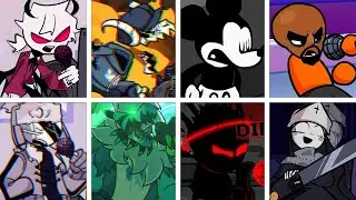 Attack but Every Turn a Different Character Sings🎙 FNF Attack but Everyone Sin