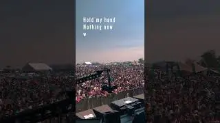 When the crowd is louder than you are. Joburg Day you, were insane! #MortalMan