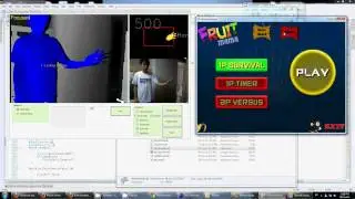 Kinect 1 XNA Fruit Ninja Game