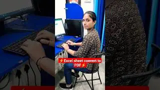Excel sheet convert to PDF🔥🤓 
