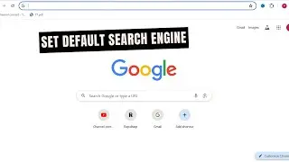 How to change default search engine in google chrome | Change Default Search Engine