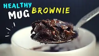 1 Minute Brownie in a Mug (HEALTHY and FUDGY!)