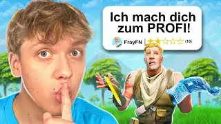 I troll a FORTNITE COACH and pretend to be a NOOB 🤫 (fails..)