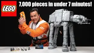 Incredible LEGO UCS AT-AT Time-Lapse Speed Build Build!