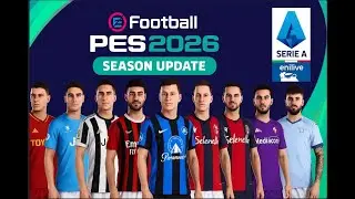 New Official Kits Serie A Enilive Season 25/26 | KitServer PES 2021 & Football Life 2025