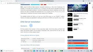 [SM2-Project-P1] How to SetUp DNS Server in CentOs 7