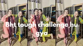 |Standing on one leg challenge||Cheating krti ha 😩||Craziest sisters||