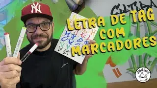 Como Criar Letras de Tag com marcadores
