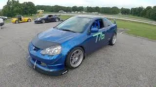 RSX Highlights at Road America with Laps, plus trying to hang with high HP cars!!