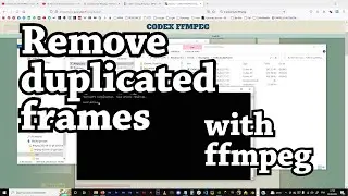 Remove double frames with ffmpeg