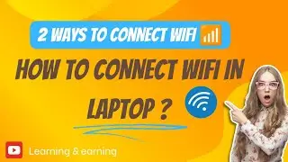 How to connect Wifi in laptop || how to fix internet in laptop || #windows10 #internet