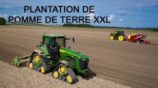 8RX A LA PLANTATION DE POMME DE TERRE / NEW GRIMME PRIOS 440 / 100% JOHN DEERE
