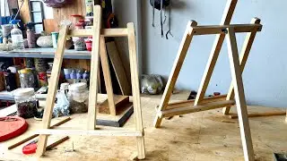 How to Make a Painting Easel #woodworking #diy