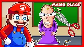 👲 Pranking My Teacher 100 TIMES In 24 Hours! | Mario Plays Bash The Teacher
