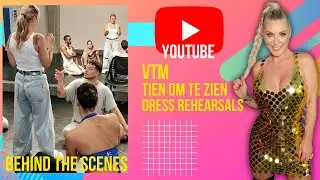 Jessy Behind the Scenes of 'Tien om te Zien' – Exclusive Dress Rehearsal with Fabric Magic! 🎬✨