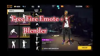 How to make Free fire emote animation in blender | Free fire emote