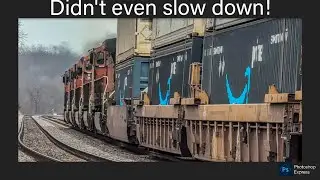 5-Engine Z Train Takes Hill at Speed! 