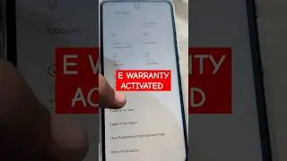 Infinix Note 30  E- Warranty Activated/ #shorts #short