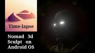 Nomad 3d sculpt is like Zbrush for Android? TimeLapse, how to paint inside new layer.