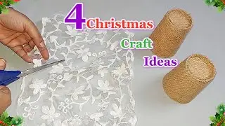 DIY 4 Economical Christmas craft idea from simple materials | DIY Christmas craft idea🎄349