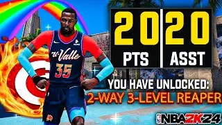The MOST TOXIC ‘2-WAY 3-LEVEL REAPER' Build To Make For NBA 2K24… BEST POWER FORWARD BUILD GAMEPLAY!