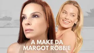 A MAQUIAGEM DA MARGOT ROBBIE NO GOLDEN GLOBES 2024!