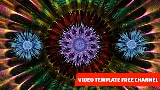Dynamic Photosensitive Line Video Dance Background