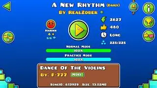 [GD] A NEW RHYTHM BY REALZOBER (DAILY LEVEL) | GEOMETRY DASH 2.11