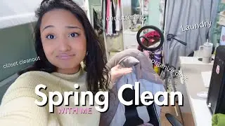 SRING clean with me!! 🌷🌼🧺