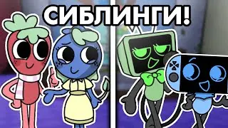🌸 IT'S A DANDY'S WORLD, BUT THE TOONS HAVE BROTHERS/SISTERS! 🌼 | Dandy's World