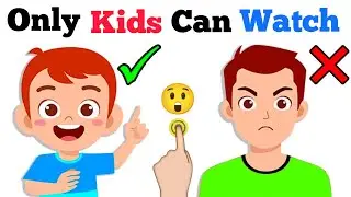 Only Kids can watch this video!! 😱