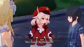 Klee Adorable Scene At Inazuma Festival - Genshin Impact