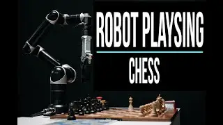 Robot playing chess  