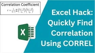 Excel CORREL Function Explained – Find Correlation Fast!