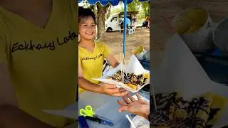 Amazing! Cute Thai lady Selling Roti