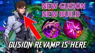 GUSION REVAMP IS SO COOL! 🥶 WITH NEW BUILD | GUSION BEST BUILD AND EMBLEM FOR NEW SEASON 2022 - MLBB