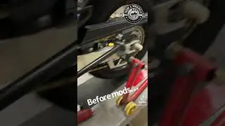 Before and After mods on the DRZ400SM