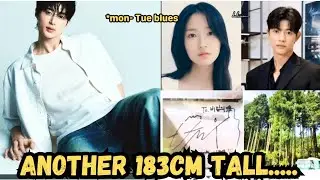 Hyeyoon will be paired again with another 183cm tall, Wooseok was at Jeju secret forest