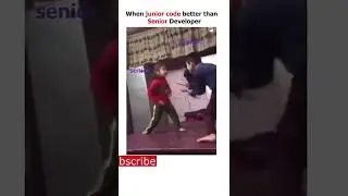 Don't mess with Senior Developer 