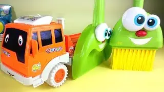 Мультфильм из игрушек про Метелку и Совок - Веселая уборка