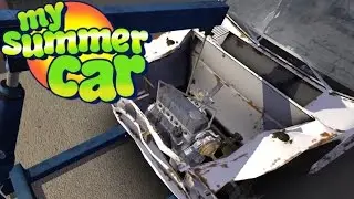 Finally getting the ENGINE in! My Summer Car! - EP4