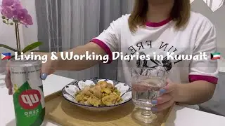 Living & Working Diaries in Kuwait| what i eat in a day, house chores, off day routine