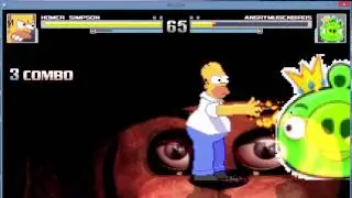 M.U.G.E.N - Homer vs. King Pig