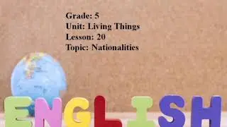 Excel 5. Nationalities