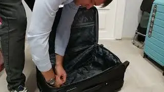 Чемодан Прайд ткань 2 колеса