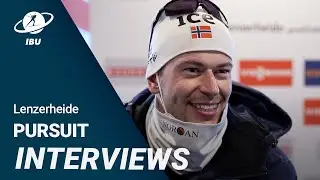World Cup 23/24 Lenzerheide: Men Pursuit Interviews