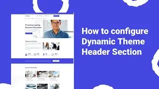 How to configure Dynamic Joomla Template Header section