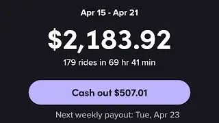 Earning $2183 in 6 Days Driving for Lyft: My Journey to Financial Milestones!
