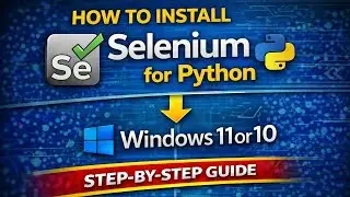 How to Install Selenium Latest Version for Python on Windows 11/10 STEP-BY-STEP|Run automation test