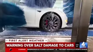 Warning over salt damage to cars